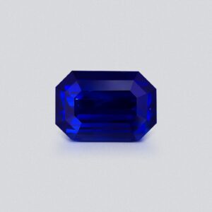 unheated Royal Blue sapphire in octagon cut 15.20 carats